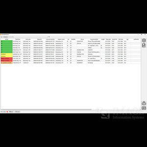 logiciel de monitorage de dose de radiation