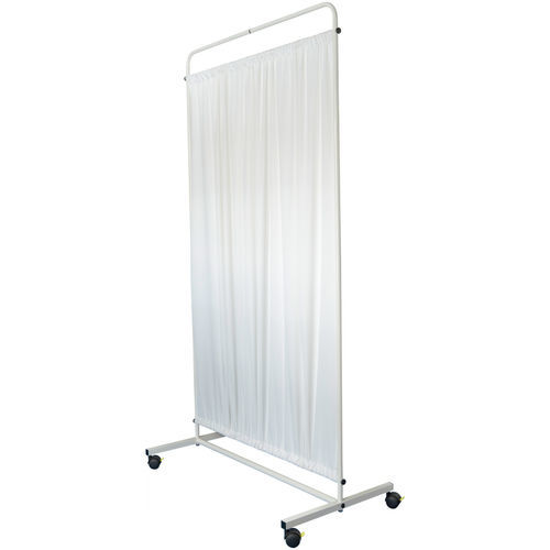 Paravent médical sur roulettes - GSPRS888000A - G. SAMARAS SA - Medical Gas Solutions - 1 panneau / de chambre d'hôpital / en acier inoxydable