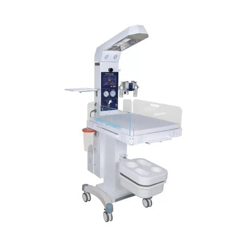 Table de réanimation néonatale avec balance - M 308 TFT - Elektro-mag - avec moniteur / avec écran tactile / sur roulettes