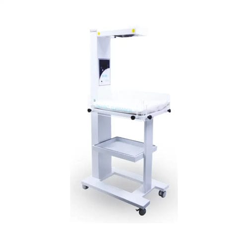 Table de réanimation néonatale avec balance - M 308 ECO - Elektro-mag - avec moniteur / avec écran tactile / sur roulettes