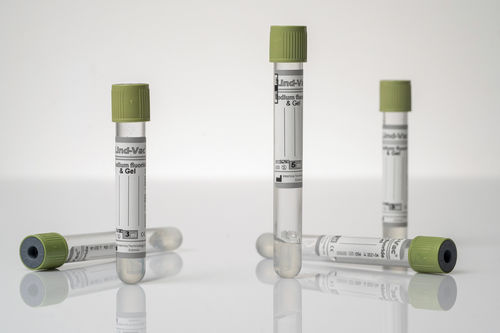 Tube de prélèvement pour analyse de la glycémie - FG1202 - OÜ InterVacTechnology - cylindrique / avec anticoagulant