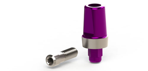Pilier implantaire en titane - DENTEO - BIOTECH DENTAL - externe / droit