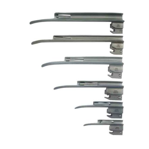 Lame de laryngoscope Miller JG Moriya en métal / à fibre optique
