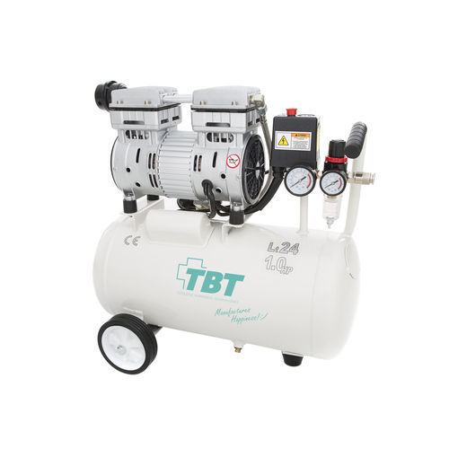 Compresseur d'air pour fraiseuse - 519002 - TBT Medical - à piston / sur roulettes / portable