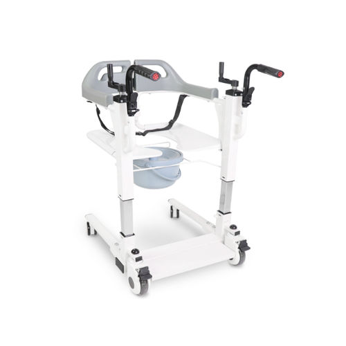 Chaise garde robe avec accoudoirs - HUGBILITY - Allmobility - sur roulettes / pour personne à mobilité réduite / à hauteur variable