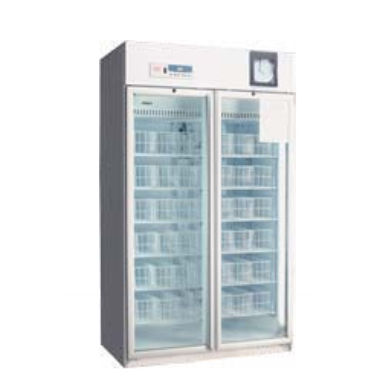 Réfrigérateur pour banques de sang - BB890 - MAAN Medical & Laboratory - de type armoire / 2 portes / avec porte en verre