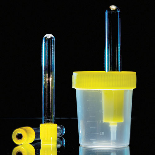 Tube de prélèvement cylindrique Vacusence Vitrex Medical d'urine