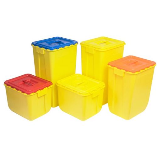 Garneck 3pièces Boîte De Collecte De Déchets Aiguilles Avec Couvercle