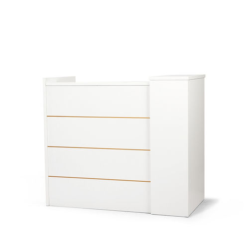 Bureau rectangulaire - DP-TL-2201 - Guangdong Dongpin Beauty & Medical Technology - d'accueil / avec tiroir / manuel