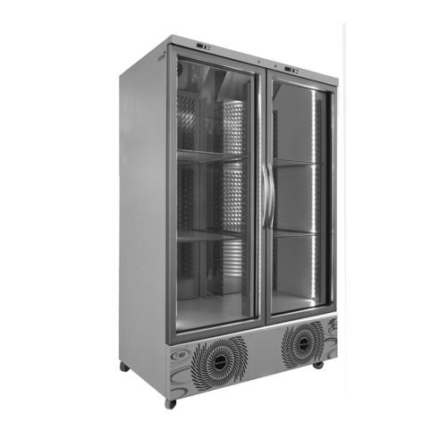 Réfrigérateur médical - M-VPV 1420 - unifrigor - de type armoire / 2 portes / avec porte en verre