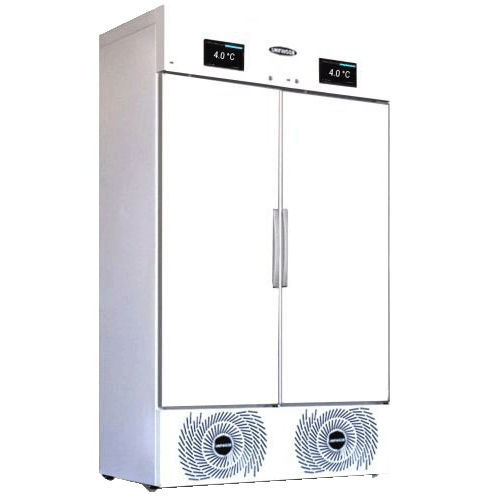 Congélateur de laboratoire - M-COMBI 650 AP+AN IoTty - unifrigor - de type armoire / 2 portes / en inox