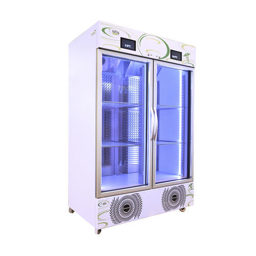 Congélateur médical - M-VNV 1420 IoTty - unifrigor - sur roulettes / 2 portes / avec porte en verre
