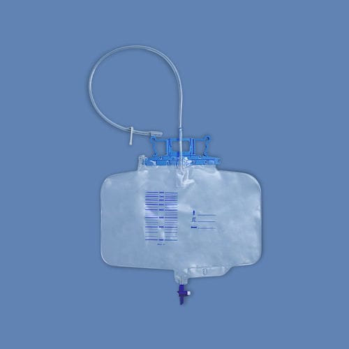 Set de drainage urinaire - Tecnoline - gradué / avec valve anti-reflux