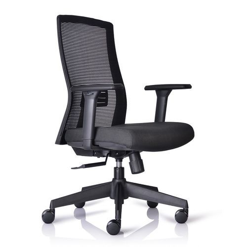 Chaise de bureau avec accoudoirs - SEA-10 - Sunjoy Enterprises - sur roulettes / avec dossier haut / à hauteur variable