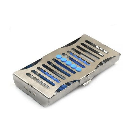 Plateau De Stérilisation Dentaire En Inox - Pour 5 Instruments, Autoclave, Garanti 3 Ans