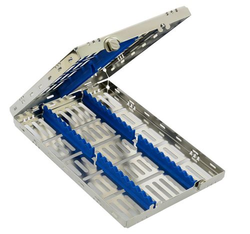 Cassette De Stérilisation Dentaire - Plateau Autoclave Pour 5 Instruments - Taille Allemande