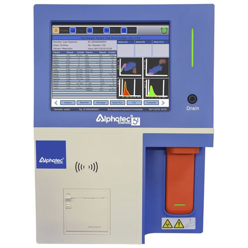 analyseur d'hématologie automatique - ALPHATEC SCIENTIFIC