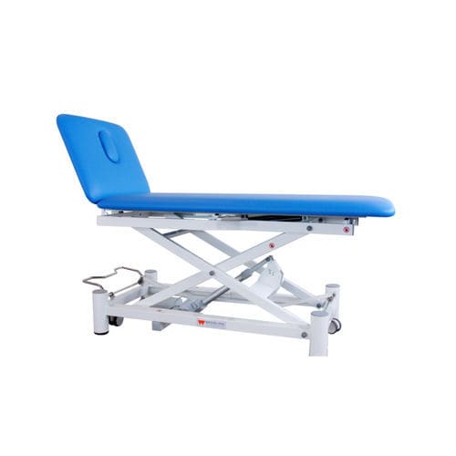Table de traitement électrohydraulique - BASIX 2 ELITE - Wesseling - à hauteur variable / avec dossier réglable / sur roulettes