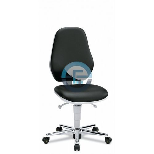 Chaise de salle blanche - 43-202-0004 - SJM Eurostat - sur roulettes / adulte / à hauteur variable