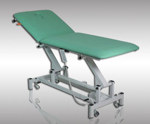 Divan d'examen électrique - 5237 - HYZMED Medical - à hauteur variable / avec dossier réglable / sur roulettes