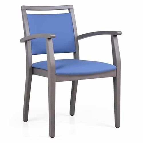 Chaise avec accoudoirs - FARO EMP CB - FENABEL - empilable