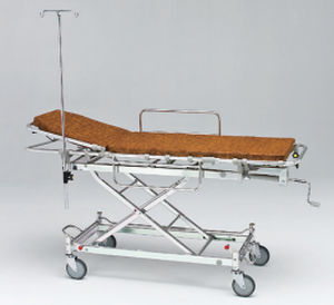 Chariot brancard de transport - AL-TUD-4 - Matsunaga Manufactory - manuel / 2 plans / avec tige porte-sérum