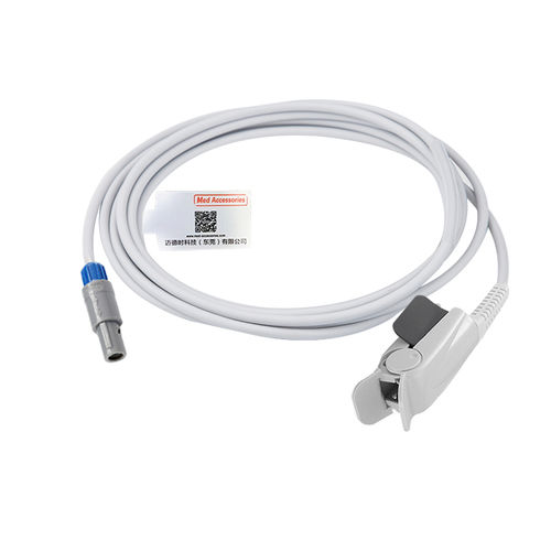 Capteur SpO2 Clip Doigt Adulte 6 Broches 3m - Compatible COMEN Star-8000A, 8000BE, C50, C60