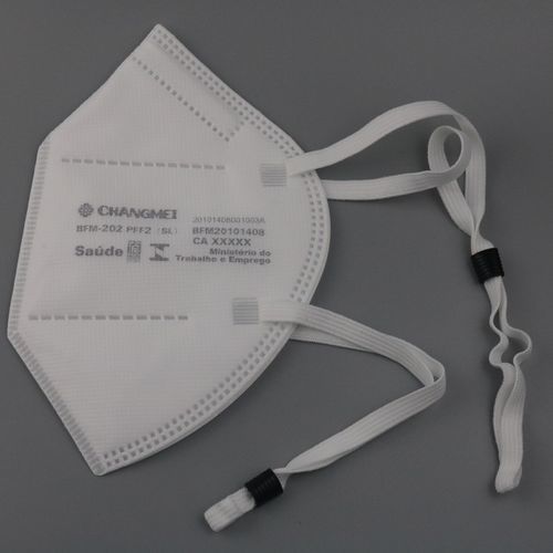 Masque de protection FFP2 - BFM-202 - Jiangsu Changmei Medtech - en tissu / demi-masque / blanc