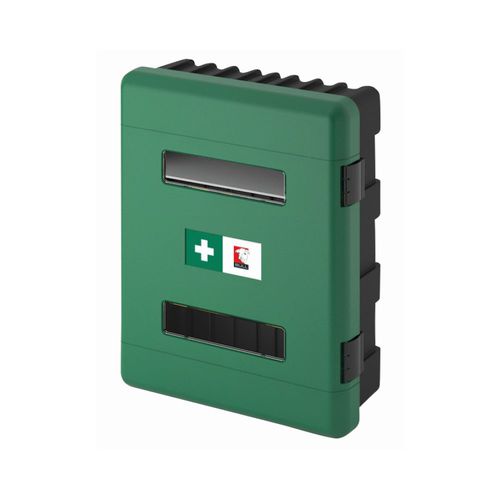 Armoire de premiers soins - CABT02PG - Bull Products - murale / verte / 1 porte