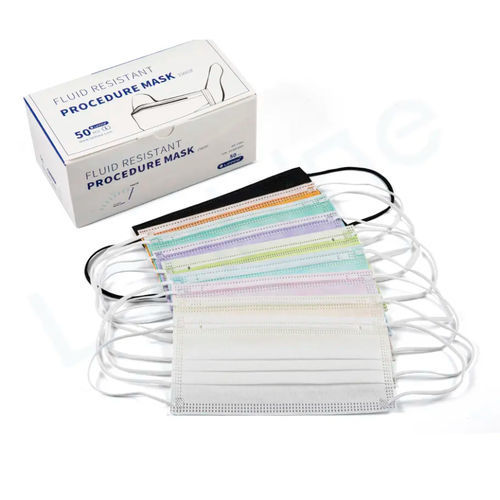 Masque chirurgical EN14683 - 15603F - Zhejiang Lanhine Medical Products - adulte / boîte de 50 / bleu
