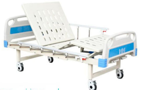 Lit d'hôpital - FY-M02 - Jiangsu Fuyou Medical - manuel / à hauteur réglable / sur roulettes