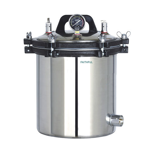 Stérilisateur médical de laboratoire - FSF series - Huanghua Faithful Instrument Co., Ltd. - à vapeur / portable / en acier inoxydable