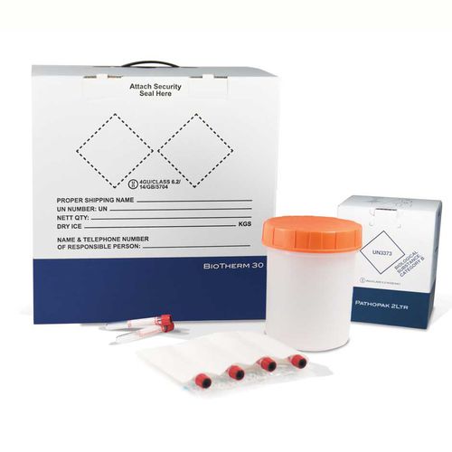 Pot pour échantillons de transport - BioTherm With PathoPak - DGP Intelsius GmbH - avec bouchon à vis