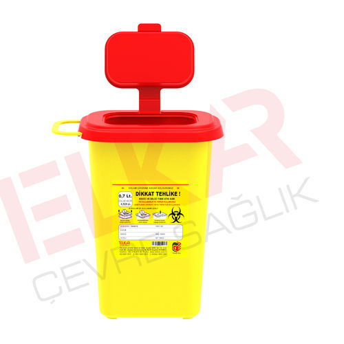 Conteneur de déchets - TA00070 - Telkar Cevre Saglik Endustriyel Plastik San. ve Tic. .A.Ş. - avec bouchon / jetable