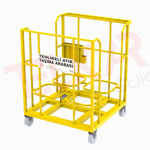 Chariot médical - TATA-4 - Telkar Cevre Saglik Endustriyel Plastik San. ve Tic. .A.Ş. - de transport / de stockage / pour déchets toxiques