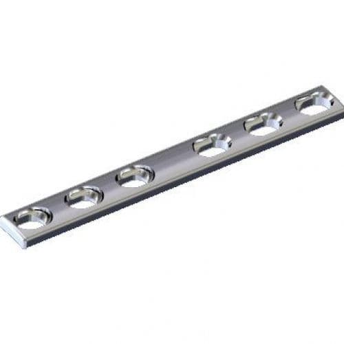 Plaque de compression de grand fragment osseux - 5210-001-0 series - Ortobio - verouillée / en acier inoxydable
