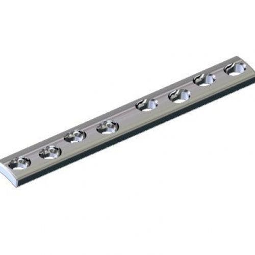Plaque de compression de grand fragment osseux - 5204-001-0 series - Ortobio - verouillée / en acier inoxydable