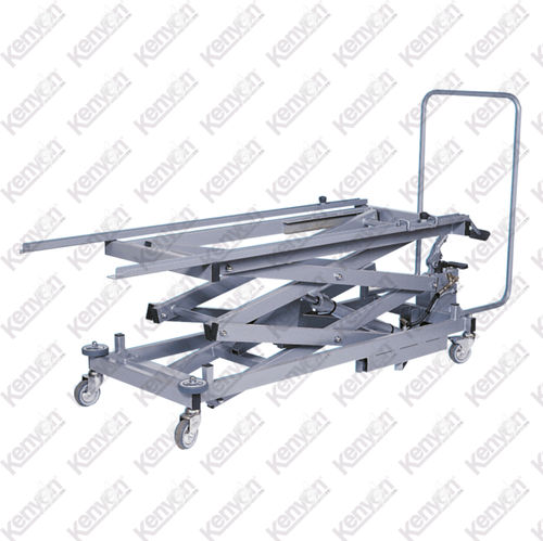 Chariot mortuaire élévateur - Mortuaryequipment.net - électrohydraulique / en acier inoxydable / à hauteur variable