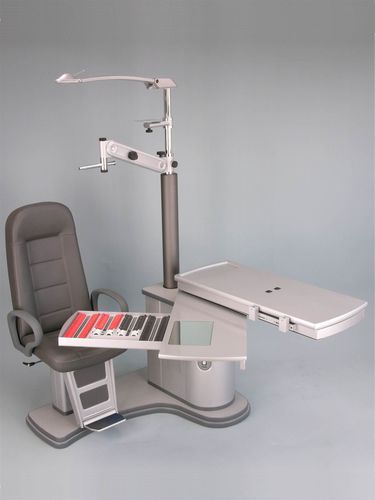 Station de travail ophtalmique - Panvisus Rondo Lens - F.I.S.O - Fabbrica Italiana Strumenti Oftalmici - avec fauteuil / compacte