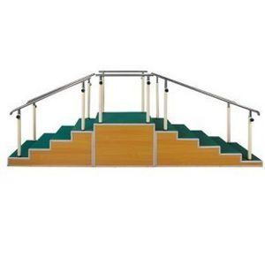 Escalier de rééducation pont droit - Dukon Medical - avec 2 mains courantes
