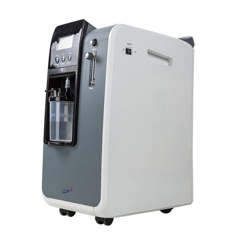 Concentrateur d'oxygène médical - AM-020 - AM Medical Equipment - sur roulettes / 1 réservoir