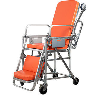 Chariot brancard pour ambulances - YC-B6 - Suzhou Tingeer Import and Export Co., Ltd. - manuel / à hauteur variable / avec dossier réglable