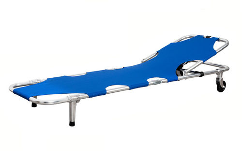 Brancard d'urgence - YC-D3 - Suzhou Tingeer Import and Export Co., Ltd. - pliable / sur roulettes / avec dossier réglable