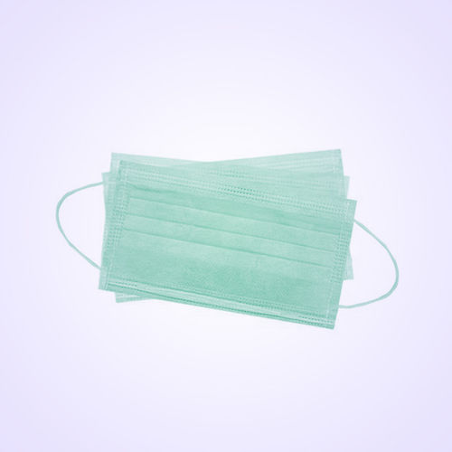 Masque chirurgical en polypropylène - MS-17 series - Angiplast - sans latex / adulte / vert