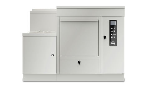 Laveur-désinfecteur de bassins de lit - AF2.135B - AT-OS - sur pied / avec générateur de vapeur / avec pompe doseuse d'adoucissement de l'eau