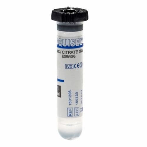 Tube à essai de l'ESR - BSV0121 - Biosigma SPA - citrate de sodium