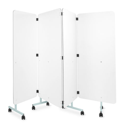 Paravent médical mobile - MS/S4 - Bristol Maid Hospital Metalcraft - pliable / 4 panneaux / de chambre d'hôpital