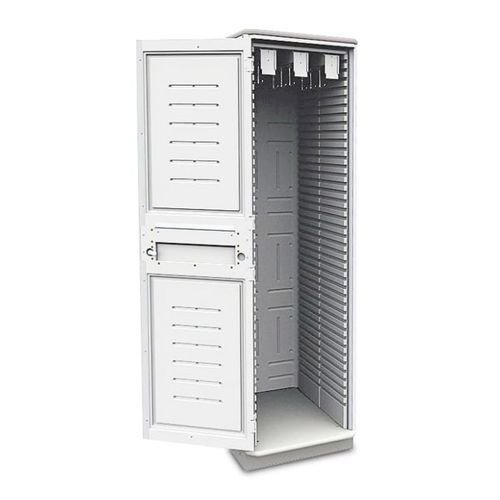 Armoire à cathéter - 8SXRS series - Bristol Maid Hospital Metalcraft - avec porte / fixe / 1 porte