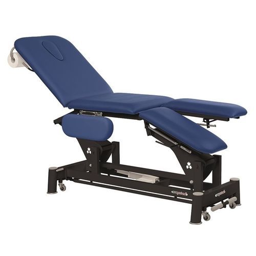 Table d'examen électrohydraulique - C5639 series - Ecopostural - avec dossier réglable / sur roulettes / 4 plans