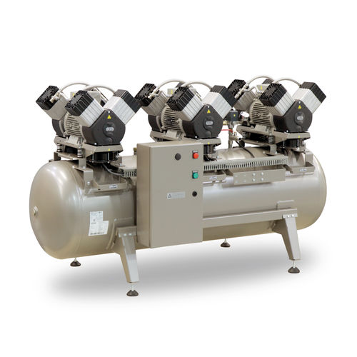 Compresseur d'air dentaire - DK50 3X4VR/M - EKOM spol - modulaire / multiposte / avec sécheur d'air